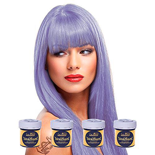 4 x La Riche Directions Semi-Permenant Hair Colour Dye Box Of Four-Wisteria (dir)