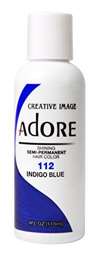 Adore brillante Semi Permanente Pelo Color, 112, color azul