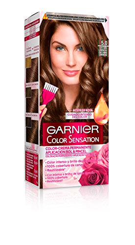 Garnier Color Sensation Coloración nº5.0 Castaño Luminoso de Garnier