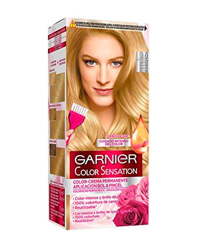 Garnier Color Sensation - Tinte Permanente Rubio Luminoso 8.0