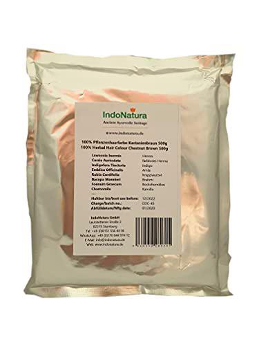 IndoNatura 100% Tinte Herbal Colore castaño 500g