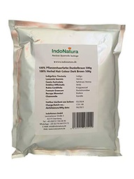 IndoNatura 100% Tinte Herbal Colore marrón oscuro 500g