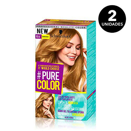 Pure Color de Schwarzkopf Tono 8.4 Sunkissed - 2 uds