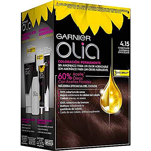 Garnier Olia coloración permanente sin amoniaco para un olor agradable con aceites florales de origen natural