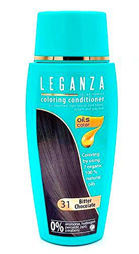 Leganza, Tinte Bálsamo Natural para el Cabello, Color Chocolate Oscuro 31