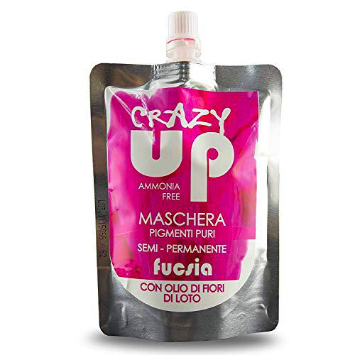 Crazy Up Mascarilla Colorante Sin Amoniaco Semipermanente para el cabello