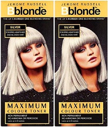 Jerome Russell BBlonde - Tóner de color plateado (2 unidades)