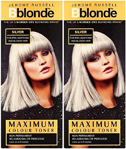 Jerome Russell BBlonde - Tóner de color plateado (2 unidades)