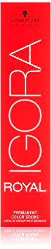 Schwarzkopf Igora Royal 1-0, Color de Cabello, Negro, 60 ml
