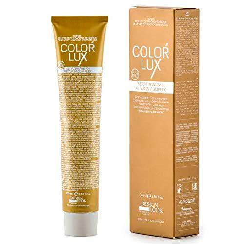 DESIGN LOOK Tinte Color Lux 6.00 Rubio Oscuro Intenso 100ML, Estandar