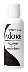 Adore Shining - Tinte de pelo semipermanente, 110 marrón oscuro