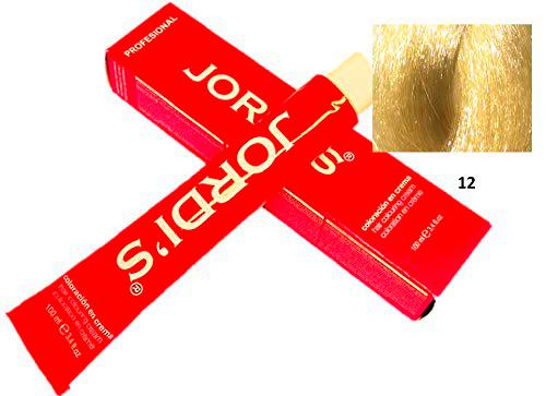 JORDI'S Tintes Profesionales color intenso y brillante -12 Coloración en crema 100ml.