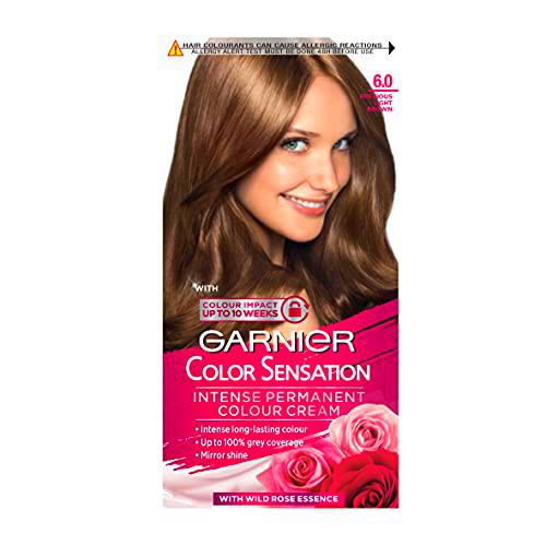 Garnier Color Sensation Crema Permanente 6.0 Precious marrón claro