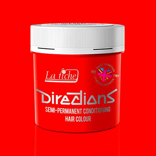 4 x New La Riche Directions Semi-Permanent Hair Color 88ml