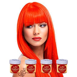 4 x La Riche Directions Semi-Permanent Hair Color 88ml Tubs