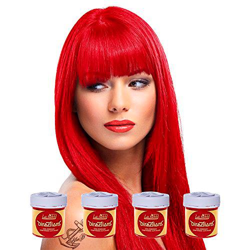 4 x La Riche Directions Semi-Permanent Hair Color 88ml Tubs