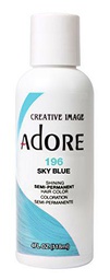 Adore brillante Semi Permanente Pelo Color, 196 cielo Azul