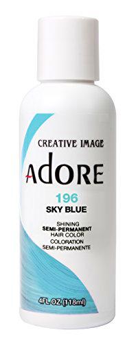 Adore brillante Semi Permanente Pelo Color, 196 cielo Azul