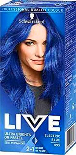 Live XXL color de pelo eléctrico azul 95