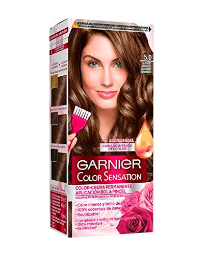 Garnier Color Sensation - Tinte Permanente Castaño Luminoso 5.0