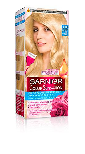 Garnier Color Sensation - Tinte Permanente Rubio Extra Claro Ceniza 110