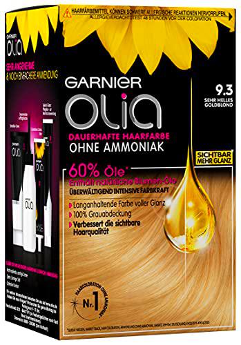 Garnier Olia Haar Coloration/coloración para el pelo contiene 60% de intensa Farbkraft Blumen-Öle