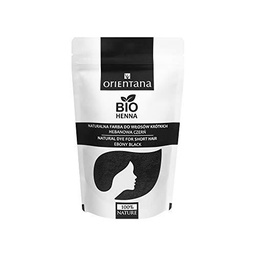 Bio Henna - Cabello corto y mediano, color negro