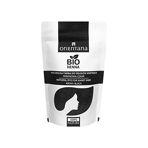 Bio Henna - Cabello corto y mediano, color negro