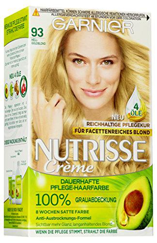 Garnier Nutrisse crema de coloracion, Luz de oro rubio ,3 unidades
