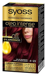 SYOSS OLEO INTENSE- Tono 4-23 Rojo Burdeos - Coloración permanente sin amoníaco
