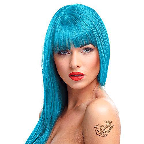 Tinte capilar semi-permanente de Crazy Color 100ml (Blue Jade