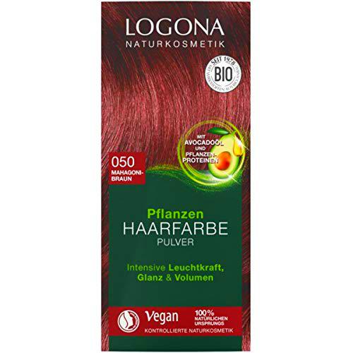 Logona Pflanzenhaarfarbe Pulver 050 mahagonibraun