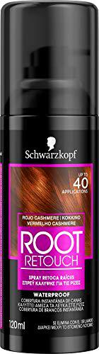Schwarzkopf Root Retoucher - Spray retoca raíces - Coloración del cabello Rojo Cashmere