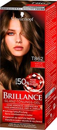 Brillance Schwarzkopf T862 - Gel de color marrón natural