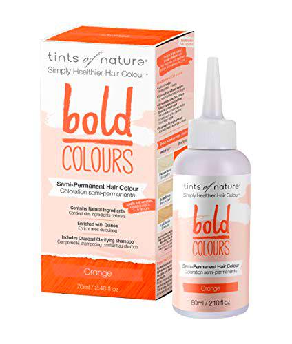 Tints of Nature Naranja intenso, Tinte semipermanente y natural de cabello