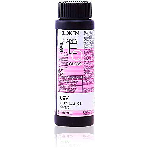 Redken Shades Eq - Cuidado capilar, color 09v platinum ice, 60 ml