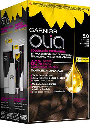 Garnier Olia - Coloración Permanente sin Amoniaco, con Aceites Florales de Origen Natural