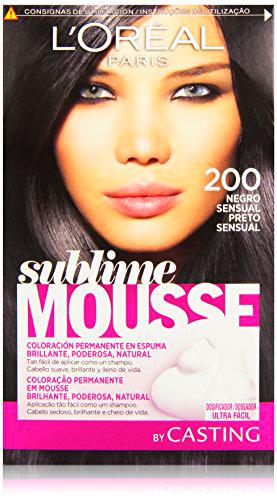 L'Oreal Paris Sublime Mousse Coloración Permanente 200 Negro Sensual