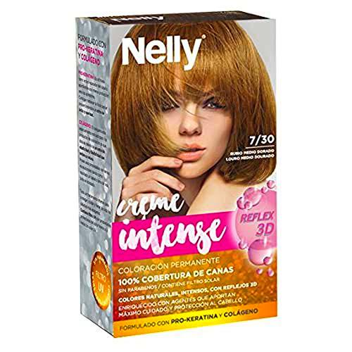 Nelly Set Tinte 7/30 Rubio Medio Dorado - 50 ml