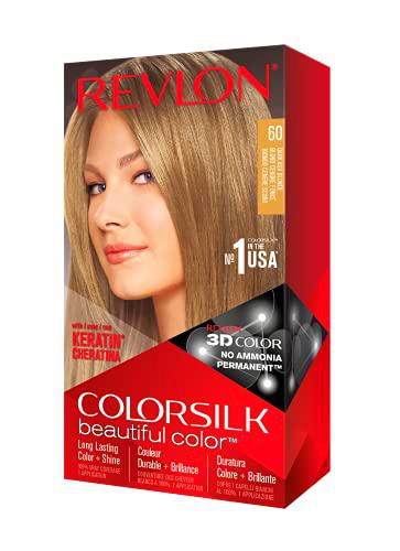 Revlon Colorsilk - Tinte, color 60-rubio oscuro cenizo, 200 gr