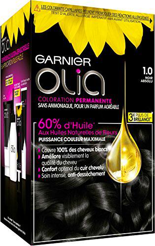 Coloración permanente Garnier-Olia a base de aceite
