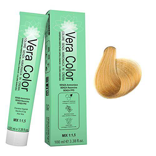 Vera Color - 9 Rubio Super Claro - Tinte Profesional Permanente