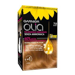 Coloración permanente y decoloración Garnier Olia 7.0 Biondo