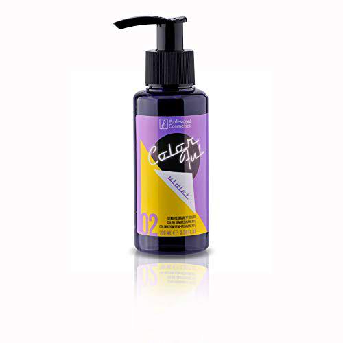 Profesional Cosmetics Colorful Violet. Máscara de tinte de pelo violeta