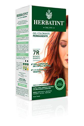 Herbatint - Coloración permanente, 7R/Rubia de cobre, 150 ml