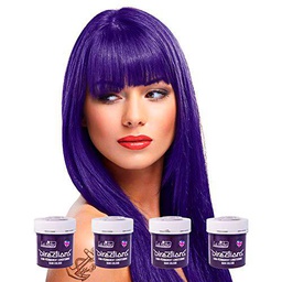 4 x New La Riche Directions Semi-Permanent Hair Color 88ml