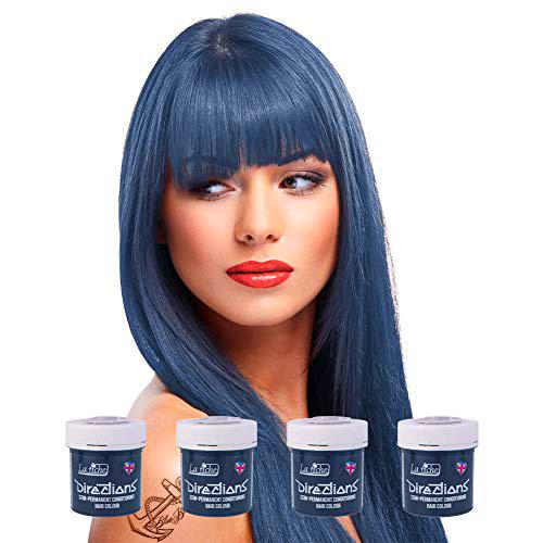 4 x New La Riche Directions Semi-Permanent Hair Color 88ml