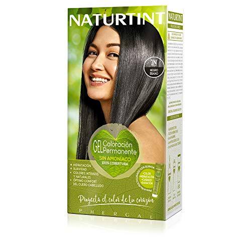 Naturtint Coloración 1N Negro Ébano, Tinte sin Amoniaco