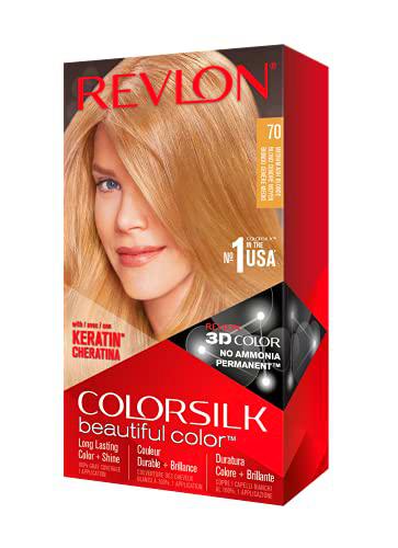 Revlon Colorsilk Tinte #70-Rubio Medio Ceniza - 5 ml