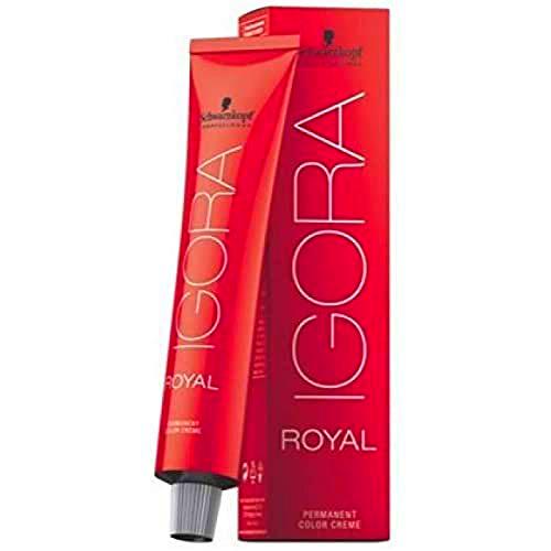 Schwarzkopf Igora Royal Coloración Permanente en Crema para el Cabello 9-0 Rubio Natural Muy Claro